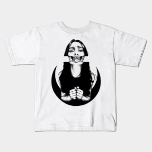 horror girl Kids T-Shirt